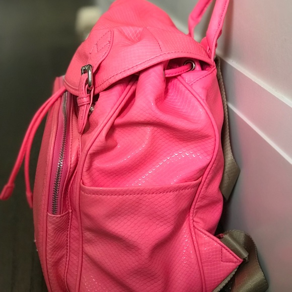 Nine West Backpack Neon Pink - Picture 2 of 6